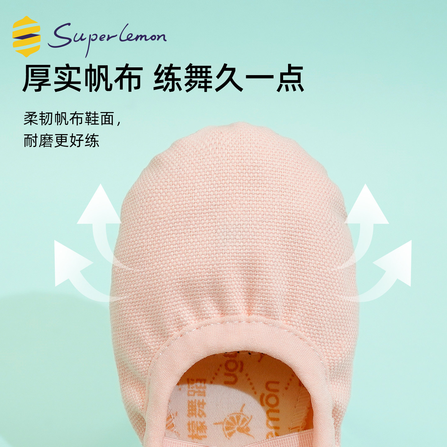 儿童舞蹈鞋粉色软底练功鞋女童芭蕾舞鞋中国舞女孩形体专用跳舞鞋,淘宝优惠券,粉丝福利购,淘宝优惠卷