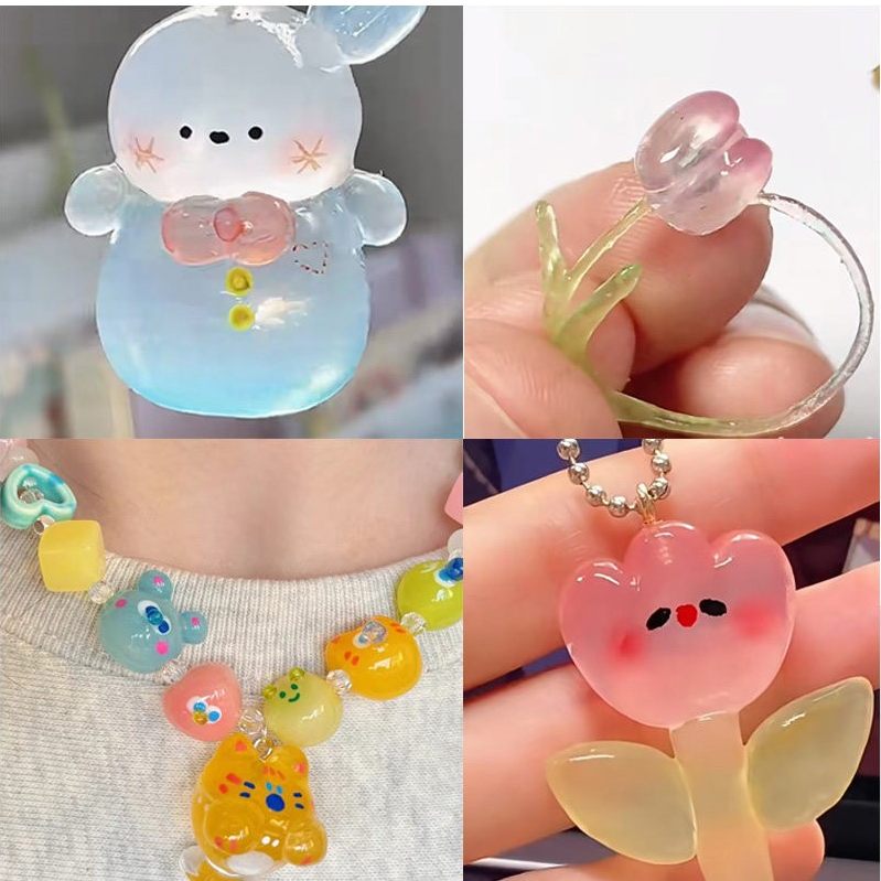 kasuteDIY手工diy自由树脂uv水晶网红透明材料儿童女孩树脂粘土,淘宝优惠券,粉丝福利购,淘宝优惠卷