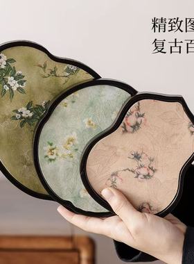 复古玄关收纳托盘家用客厅整理盘