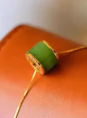 古典古风路路通转运珠桶珠小众设计时尚百搭轻奢高级感复古项链