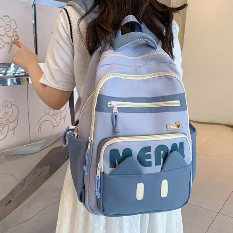 日本2026新款校园风女双肩包大容量高颜值初中高中生书包减负背包,淘宝优惠券,粉丝福利购,淘宝优惠卷