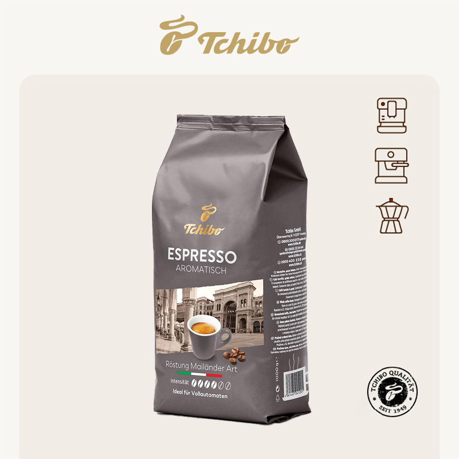 德国奇堡Tchibo Espresso Aromatisch 咖啡豆1KG包装