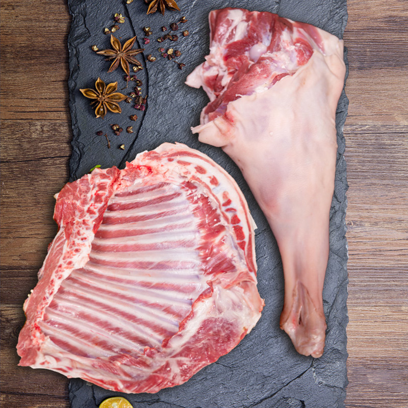 羊排羊腿新鲜带皮羊肉生羊排肉带骨羊肉羊腿羊排肋骨生鲜食材