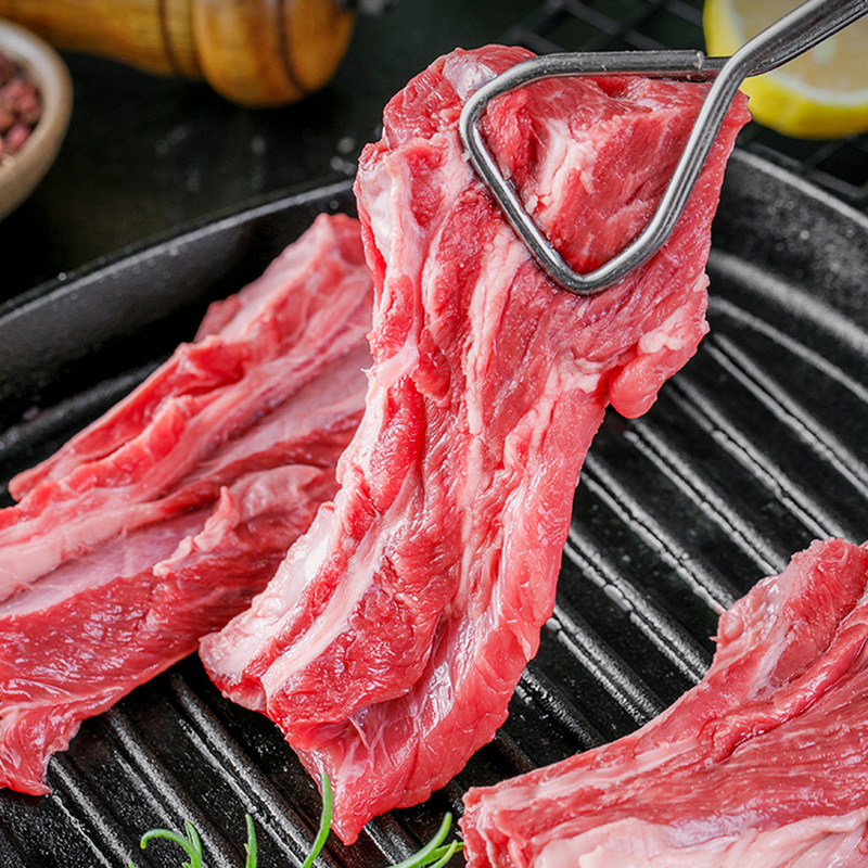 牛肋条牛肉新鲜牛腩肉牛肋排4斤去骨肉牛肉整切烧烤食材冷冻商用-图2