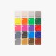 Tuozhu 3D printing consumable color card 24*24mm 80 pieces
