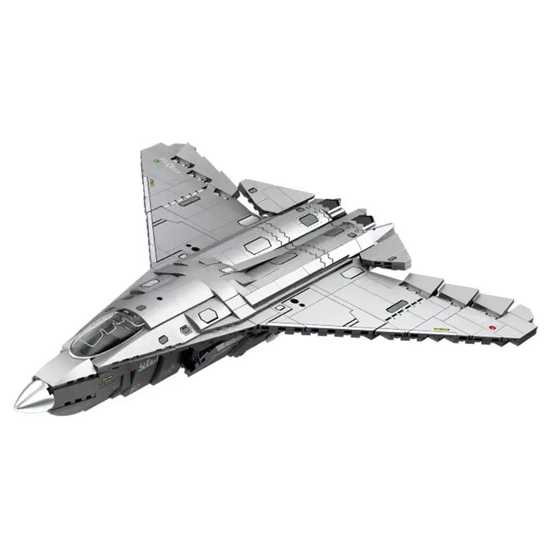 小颗粒军事积木歼50战斗机拼装益智模型男孩儿童拼图玩具6到 12岁,淘宝优惠券,粉丝福利购,淘宝优惠卷