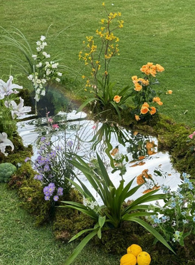 仿真苔藓造景装置网红打卡道具