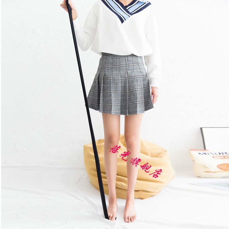 女装大佬过膝袜长筒袜加长白丝黑丝袜连裤袜男高个伪娘加绒jk袜子 - 图2