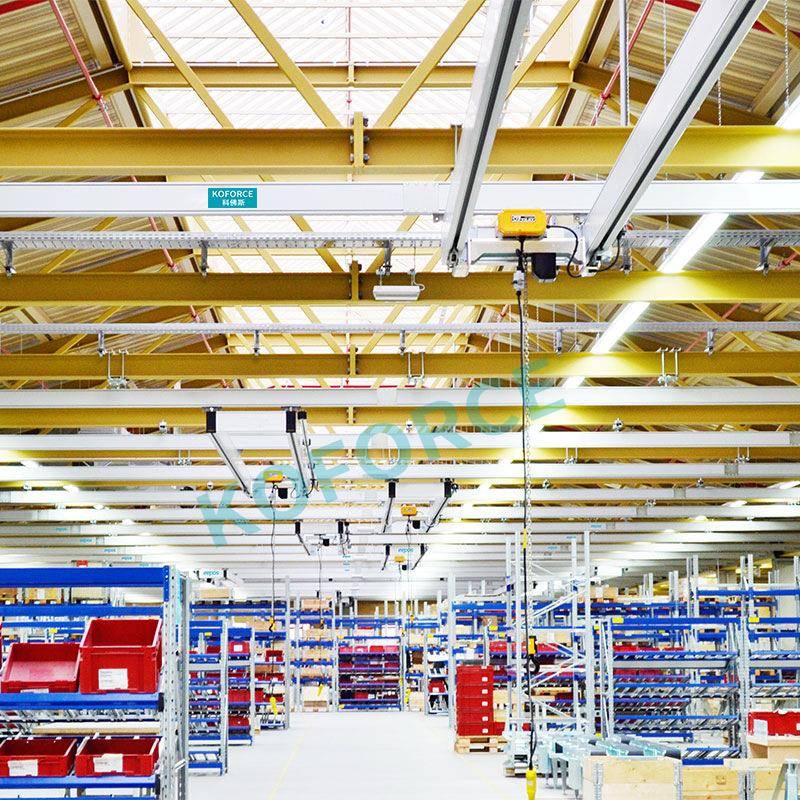 铝合金KBK起重机电动轨道桁架新能源汽车PACK模组上下线吊车 - 图0