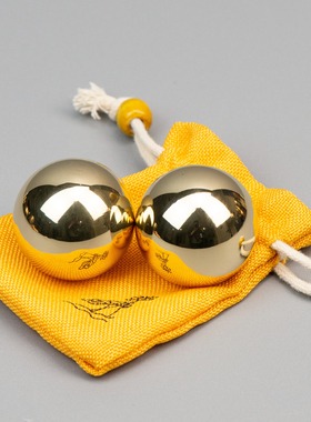 黄铜健身球解压圆球铜球摆件保健球创意实心手球送礼黄铜实心球