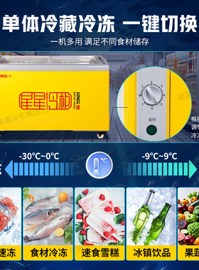 星星雪糕饮料柜便利店大容量