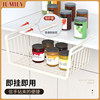 Installation-free kitchen storage rack to expand cabinet space