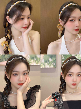 碎花丝带飘带丝巾发带