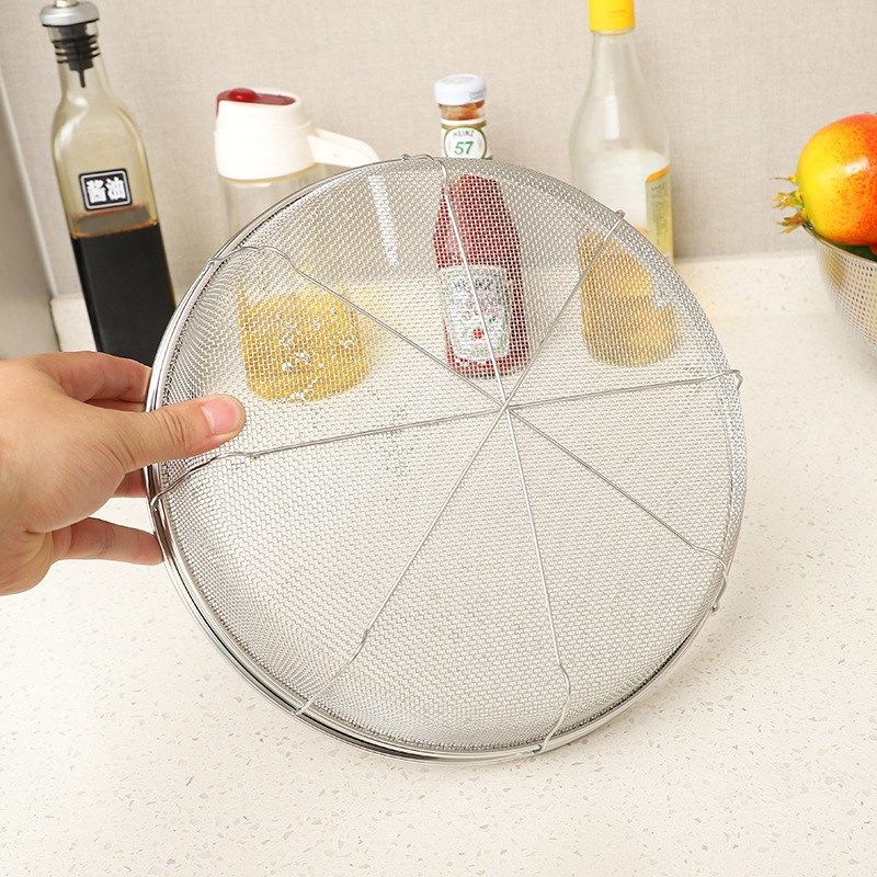 不锈钢浅型加筋丝网网篮沥水盆水果篮家用淘米篮洗米筛神器,淘宝优惠券,粉丝福利购,淘宝优惠卷