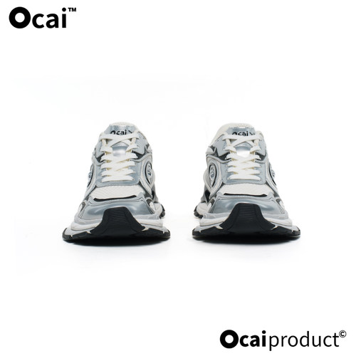 Ocai“X-Runner”星河银飞碟2.0厚底增高老爹鞋 高级运动休闲跑鞋 - 图1