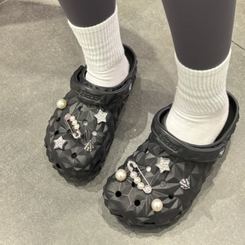 CROCS卡骆驰经典榴莲小Clog 夏季儿童鞋速干洞洞鞋轻便凉鞋209572 - 图2