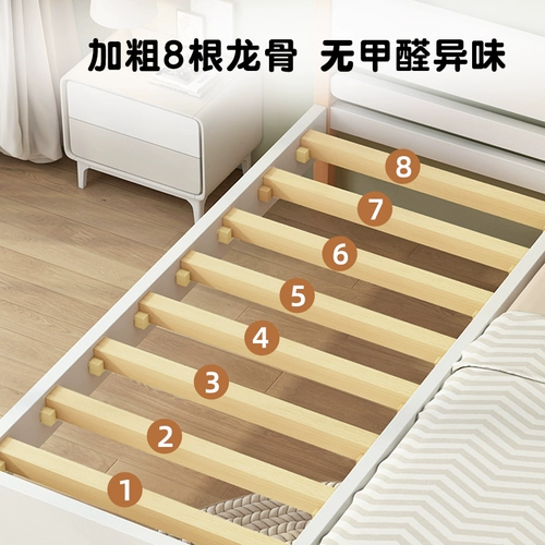 Современная кроватка из натурального дерева для мальчиков и девочек для принцессы, 1.5м, 1.2м