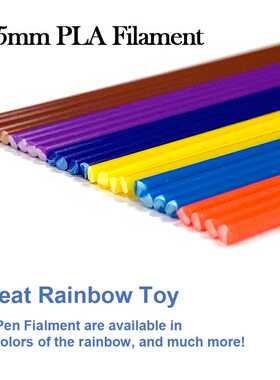 9 Rolls PLA Filament 3 Meters 3/9 Color 1.75mm Refill Print