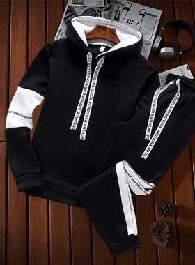 Winte Hoodie Sets Men Tacksuit Casual Hoodies Sweatshit+S