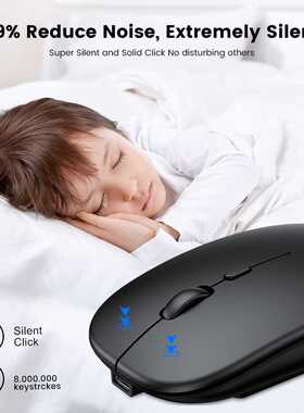 Wireless Mouse Computer Bluetooth Mouse Silent PC Mause Rech