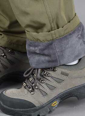 Winter Pants Men	s Cotton Trousers Velvet Thick Overa