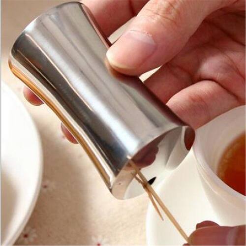 Home Toothpick Holder Stainless Steel Durable Retractable - 图0
