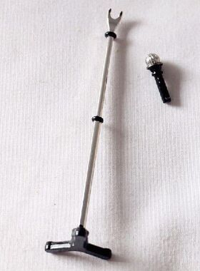 Cute Mini Metal Microphone Model 1:12 Doll House Dollhouse