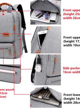 Unisex Casual Business Men notebook Backpack Light 15.6-inch