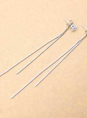 2020 New Long Crystal Tassel Gold Color Dangle Earrings for