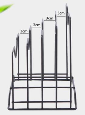 1 Pc Kitchen Metal Pot Lid Storage Rack Pan Cover Storage