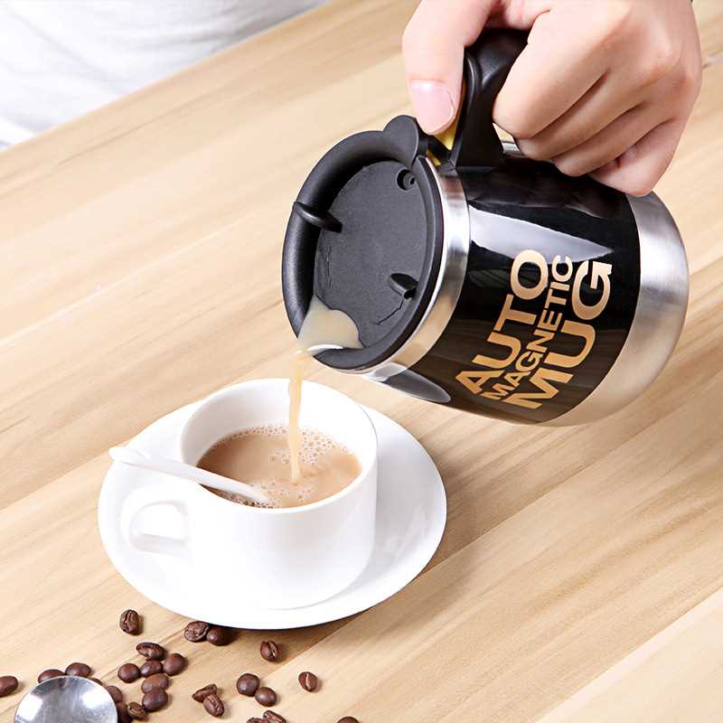 New Automatic Self Stirring Magnetic Mug Creative Stainless - 图3