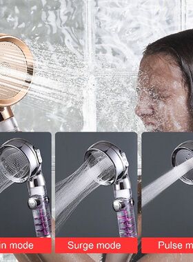 High Pressure  Modes Shower Head Handheld Shower Head with