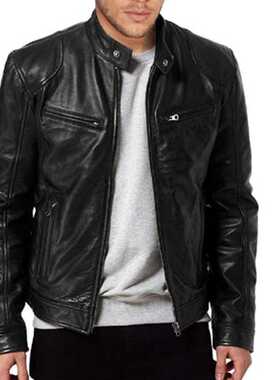 Men Fall New Fashion Retro Men's Jacket Spring Motorcycle La