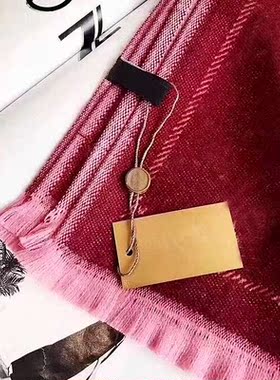 Men's and women's same faux wool velvet scarf