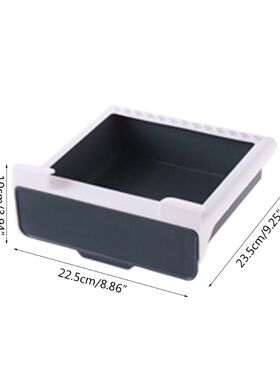 Punch-free Cabinet Pencil Box Under Desk Drawer Organizer