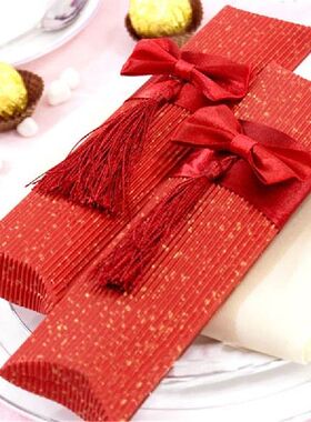 5 PCS/pack Cushion Bag Wedding Favor Paper Card Made Gift