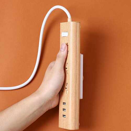 1/2/4pcs Wall-Mounted Sticker Punch-Free Plug Power Outlet H - 图3