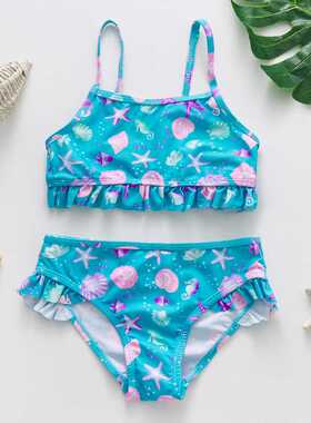 Swimsuit Girls Kids Swimwear 2-14Y Toddler Girls Bikini Set