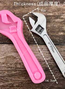 Household Screws Hammer Wrench Mold Silicone Fondant Chocola
