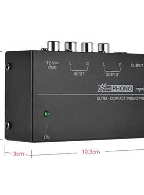 Hot 3C Ultra Compact Phono Preamp Preamplifier With Rca 1/4
