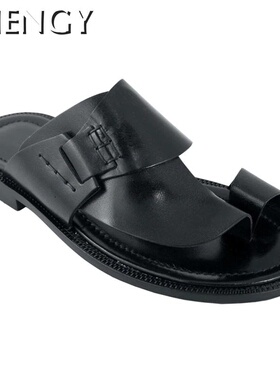 Summer 2021 Men's Sandals Beach Retro Sandals Men's Hand-sew