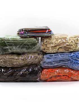 50Pcs/Lot Drawstring Natural Burlap Bag Jute Gift Bags Multi