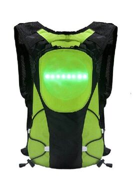 Remote Control Lightweight LED Signal Light Backpack