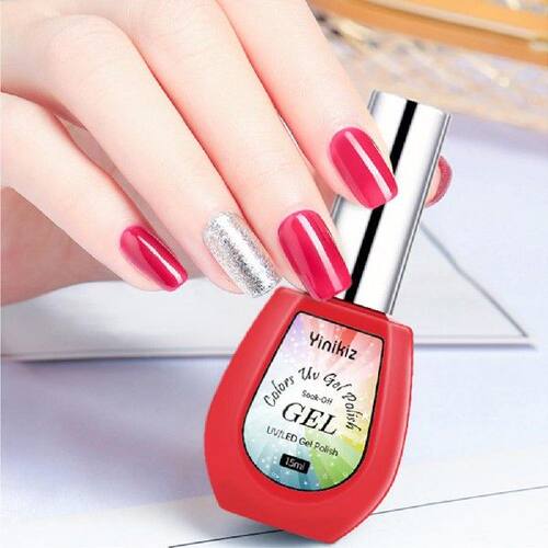 15ml Nail Art Gel Removable Soak-Off Solid Color One Step - 图1