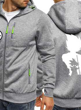 Z Anime Hoodies Men Autumn Winter Fleece Jacket Male 2019 Ca