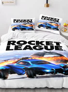 Rocket League Bedding Set Bedspread Single Twin Full Queen K