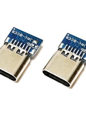 2 Pieces Micro USB Type-C Standard Port Connector 16 Pin