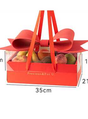 Bowknot Gift Box Fruit and Flower Gift Box Wedding Candy Hol