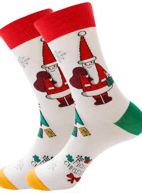 Men's Christmas stockings Fashion stockings for wome圣诞袜