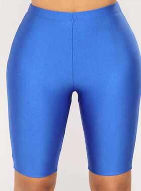 Glossy Stretch Pearlescent High Waist Skinny Pants 光面女裤